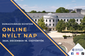 Online Nyílt Napot tart a Dunaújvárosi Egyetem (DUE)!
