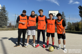 Külföldi hallgatók futball mérkőzése